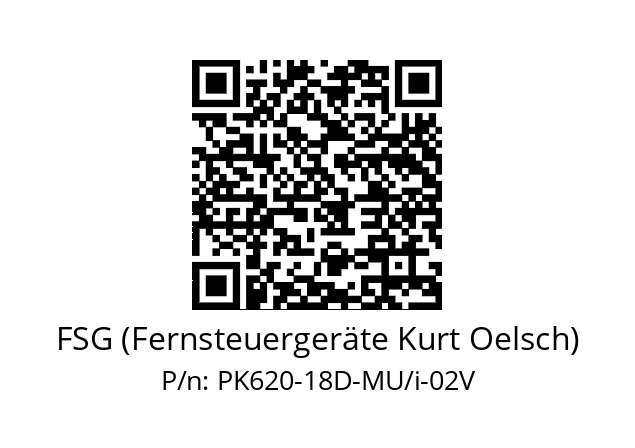   FSG (Fernsteuergeräte Kurt Oelsch) PK620-18D-MU/i-02V