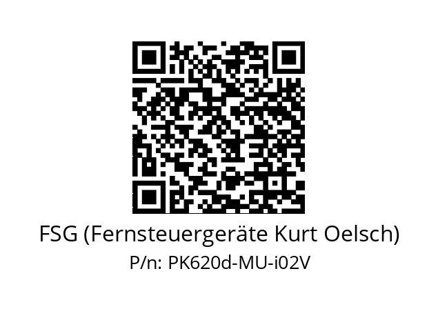   FSG (Fernsteuergeräte Kurt Oelsch) PK620d-MU-i02V