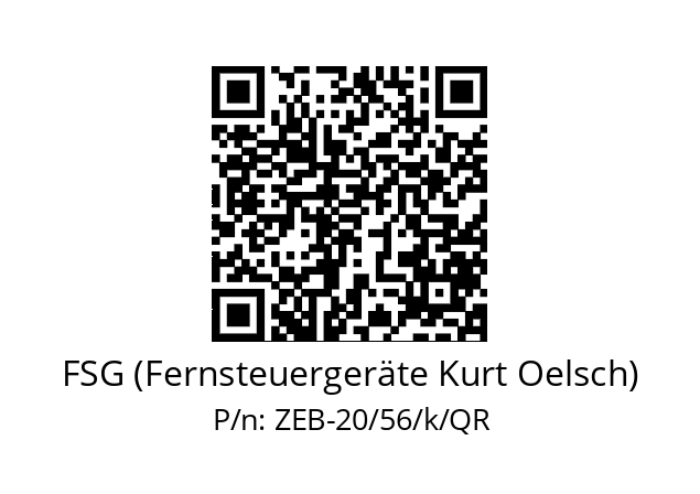   FSG (Fernsteuergeräte Kurt Oelsch) ZEB-20/56/k/QR