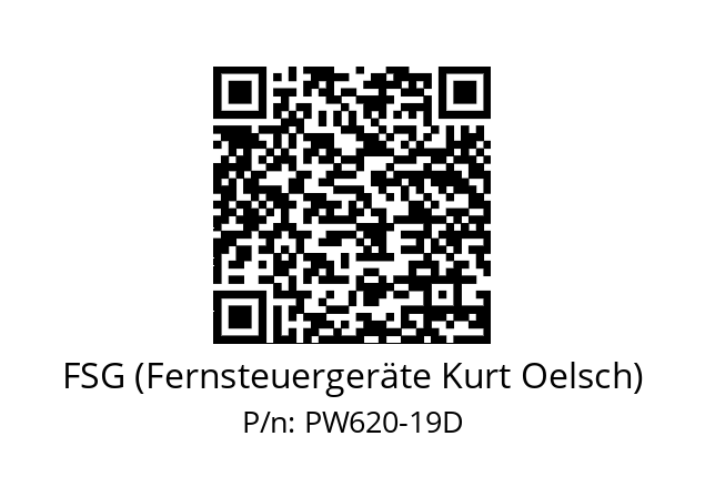   FSG (Fernsteuergeräte Kurt Oelsch) PW620-19D