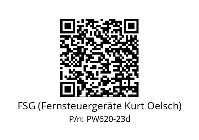   FSG (Fernsteuergeräte Kurt Oelsch) PW620-23d