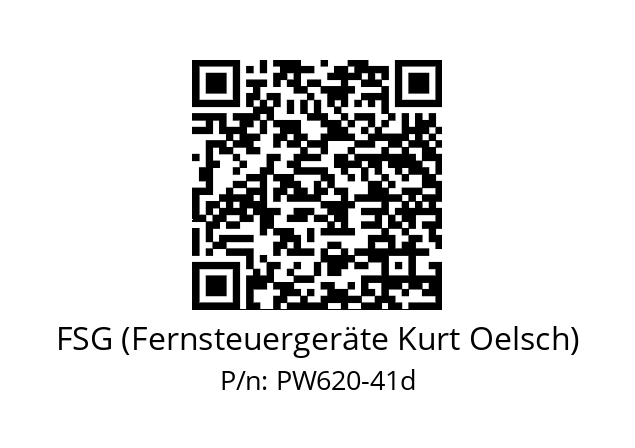   FSG (Fernsteuergeräte Kurt Oelsch) PW620-41d