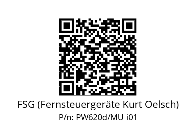   FSG (Fernsteuergeräte Kurt Oelsch) PW620d/MU-i01