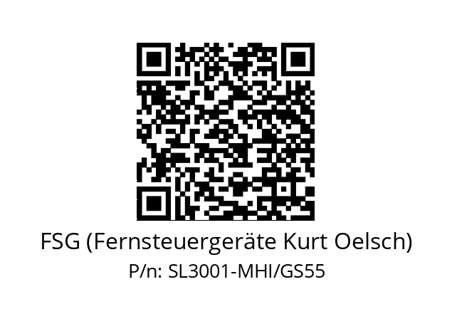   FSG (Fernsteuergeräte Kurt Oelsch) SL3001-MHI/GS55