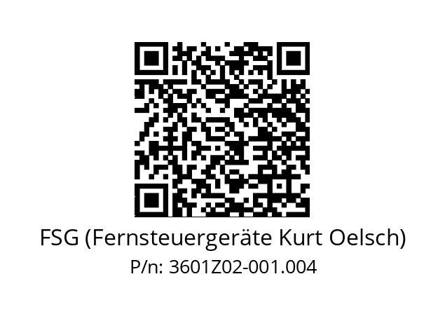   FSG (Fernsteuergeräte Kurt Oelsch) 3601Z02-001.004