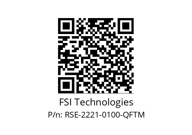   FSI Technologies RSE-2221-0100-QFTM