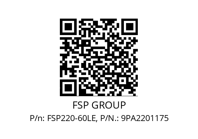   FSP GROUP FSP220-60LE, P/N.: 9PA2201175