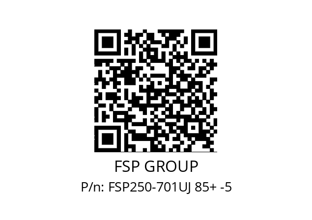   FSP GROUP FSP250-701UJ 85+ -5