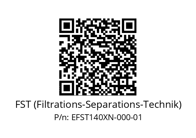   FST (Filtrations-Separations-Technik) EFST140XN-000-01