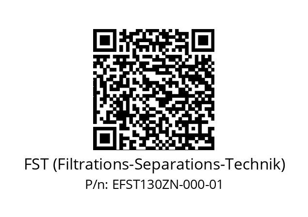   FST (Filtrations-Separations-Technik) EFST130ZN-000-01