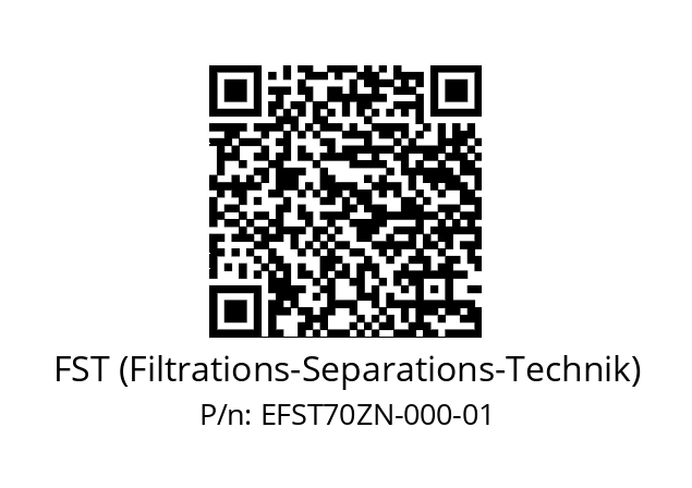   FST (Filtrations-Separations-Technik) EFST70ZN-000-01