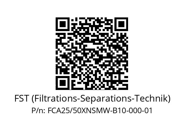   FST (Filtrations-Separations-Technik) FCA25/50XNSMW-B10-000-01