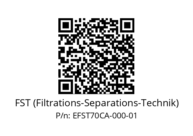   FST (Filtrations-Separations-Technik) EFST70CA-000-01