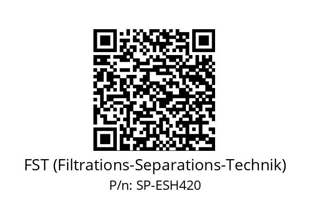   FST (Filtrations-Separations-Technik) SP-ESH420