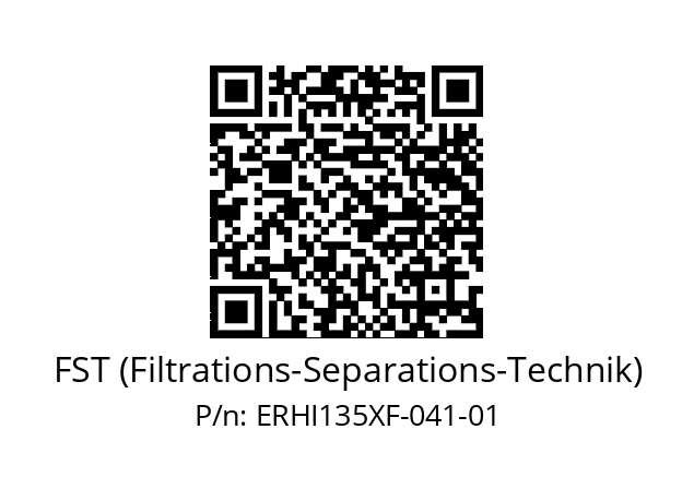   FST (Filtrations-Separations-Technik) ERHI135XF-041-01