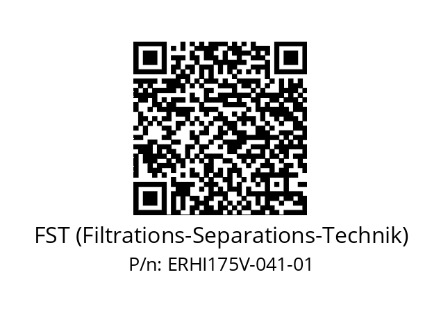   FST (Filtrations-Separations-Technik) ERHI175V-041-01