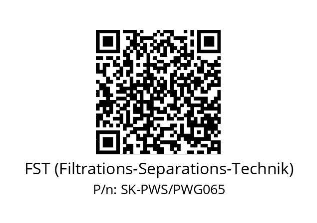   FST (Filtrations-Separations-Technik) SK-PWS/PWG065