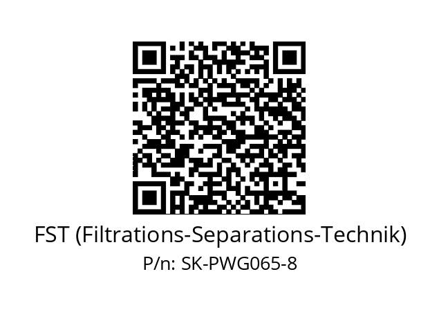   FST (Filtrations-Separations-Technik) SK-PWG065-8