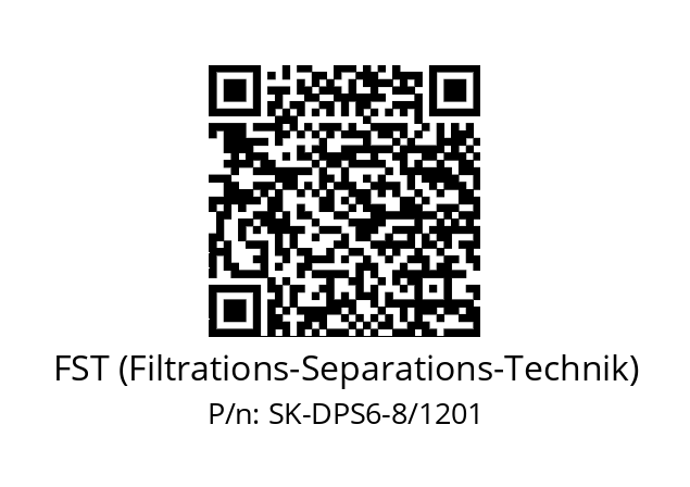   FST (Filtrations-Separations-Technik) SK-DPS6-8/1201