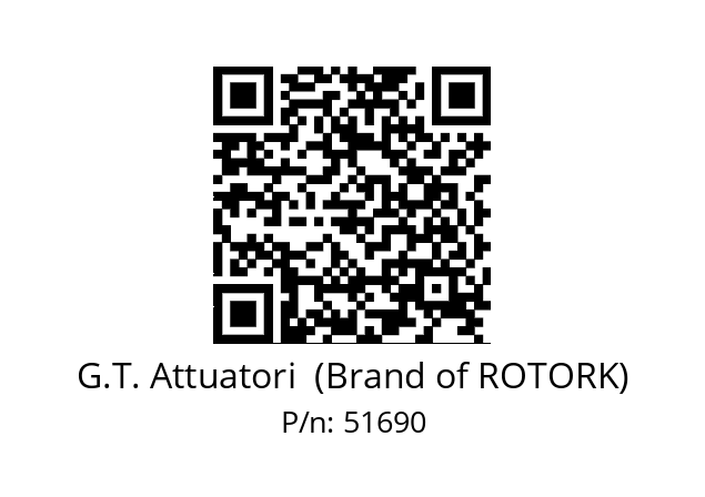   G.T. Attuatori  (Brand of ROTORK) 51690