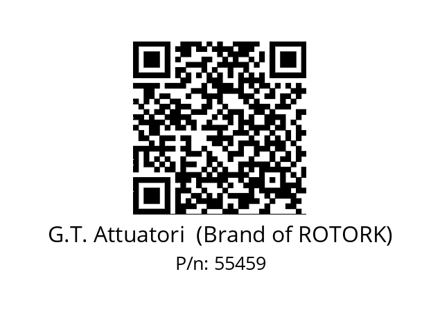   G.T. Attuatori  (Brand of ROTORK) 55459