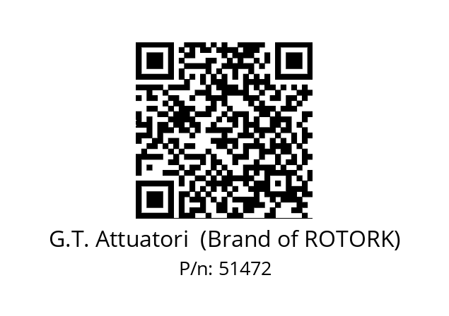   G.T. Attuatori  (Brand of ROTORK) 51472