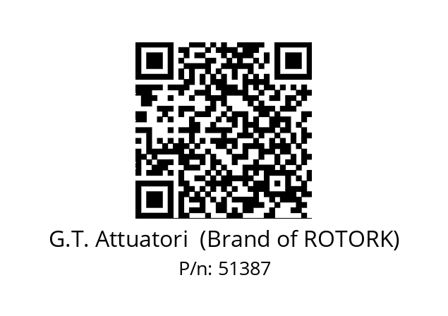   G.T. Attuatori  (Brand of ROTORK) 51387