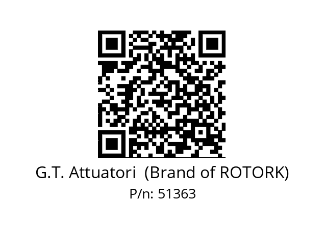   G.T. Attuatori  (Brand of ROTORK) 51363