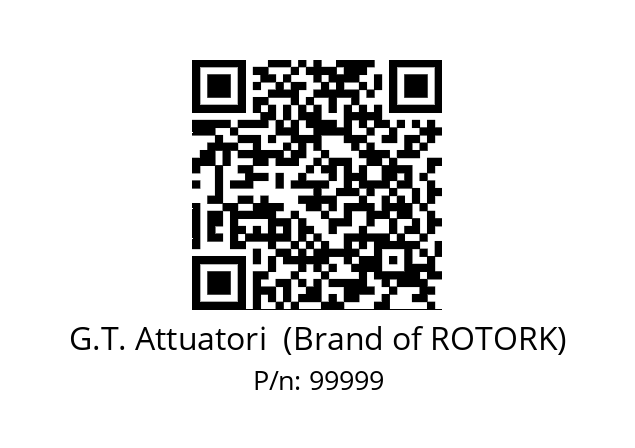   G.T. Attuatori  (Brand of ROTORK) 99999