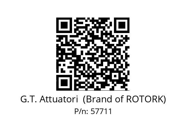   G.T. Attuatori  (Brand of ROTORK) 57711