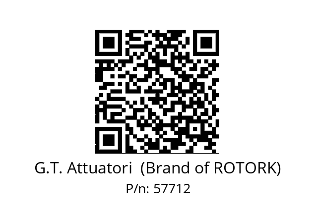   G.T. Attuatori  (Brand of ROTORK) 57712