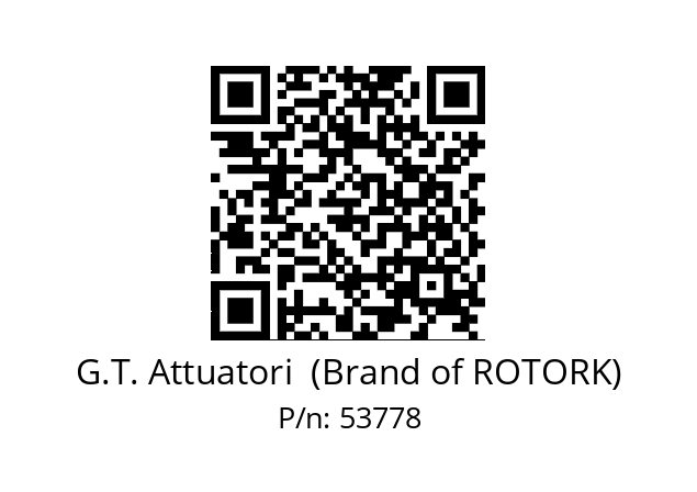   G.T. Attuatori  (Brand of ROTORK) 53778