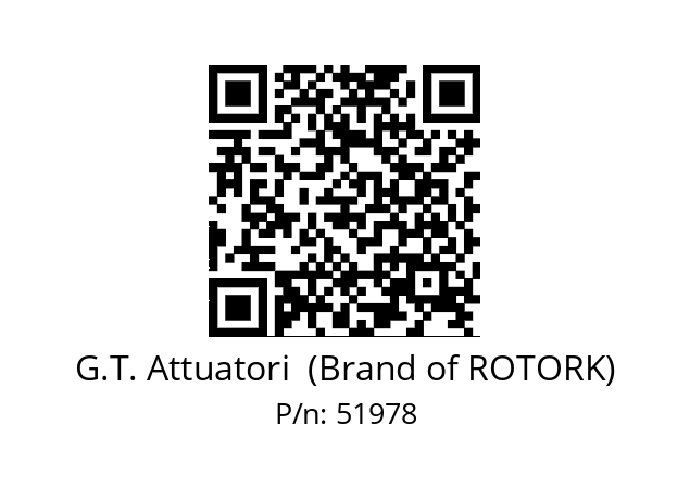   G.T. Attuatori  (Brand of ROTORK) 51978