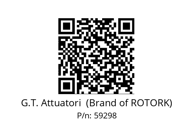   G.T. Attuatori  (Brand of ROTORK) 59298