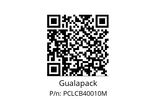   Gualapack PCLCB40010M