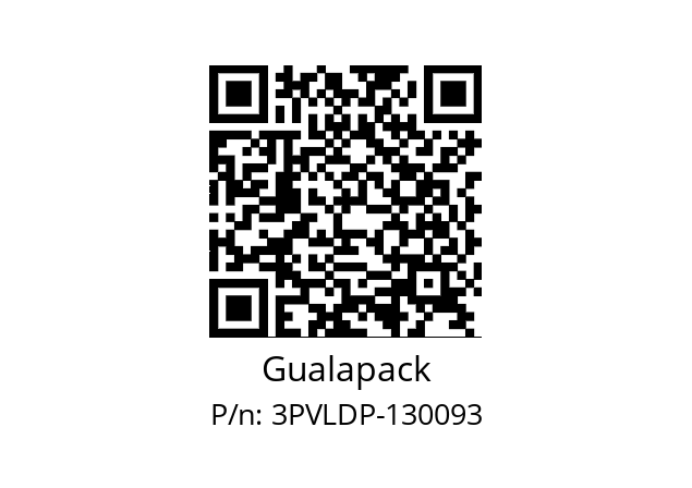   Gualapack 3PVLDP-130093