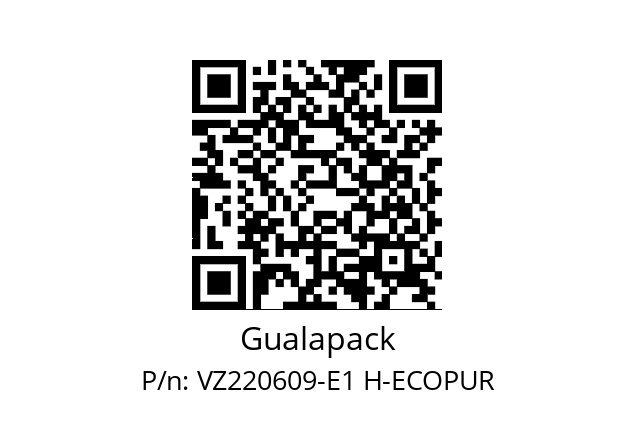   Gualapack VZ220609-E1 H-ECOPUR