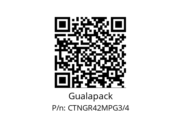   Gualapack CTNGR42MPG3/4