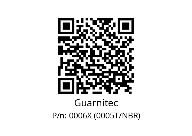   Guarnitec 0006X (0005T/NBR)