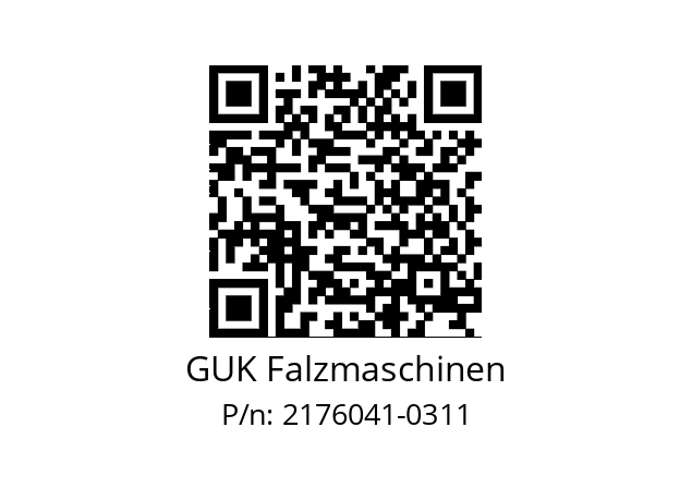   GUK Falzmaschinen 2176041-0311