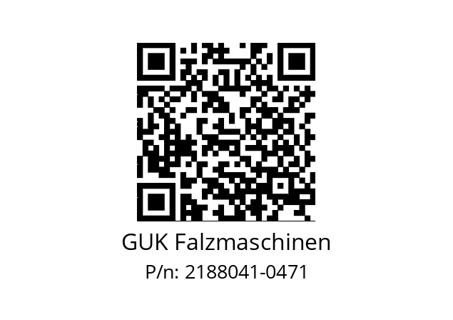   GUK Falzmaschinen 2188041-0471