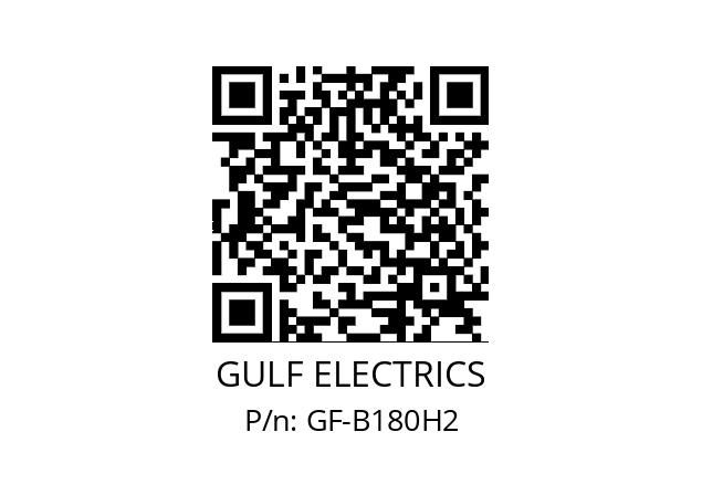   GULF ELECTRICS GF-B180H2