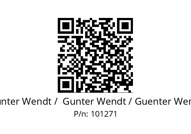   Günter Wendt /  Gunter Wendt / Guenter Wendt 101271