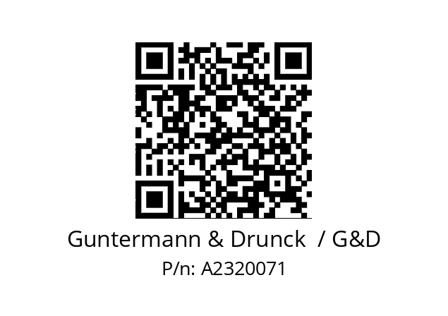   Guntermann & Drunck  / G&D A2320071