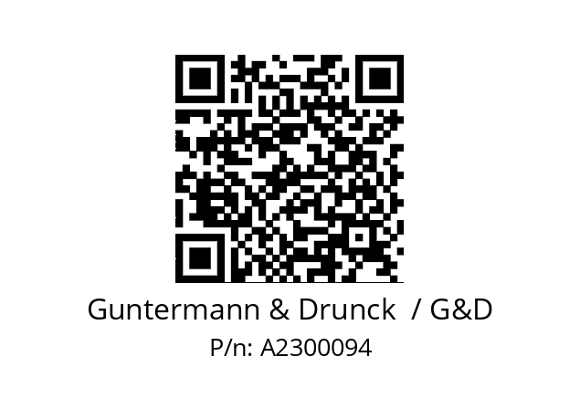   Guntermann & Drunck  / G&D A2300094