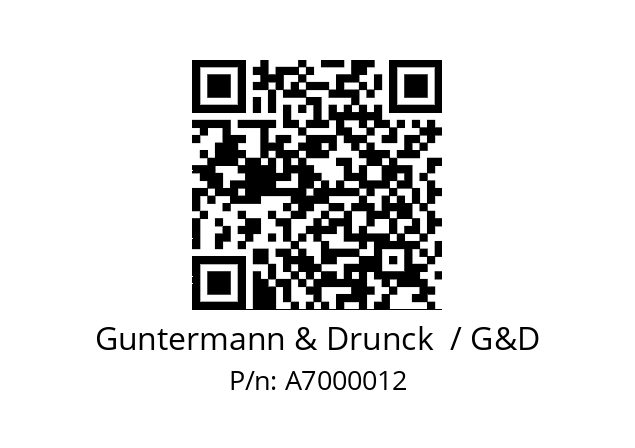   Guntermann & Drunck  / G&D A7000012