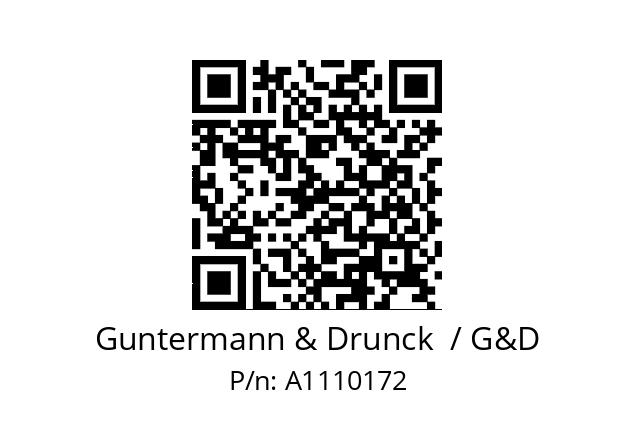   Guntermann & Drunck  / G&D A1110172