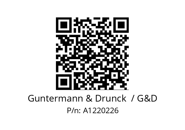   Guntermann & Drunck  / G&D A1220226