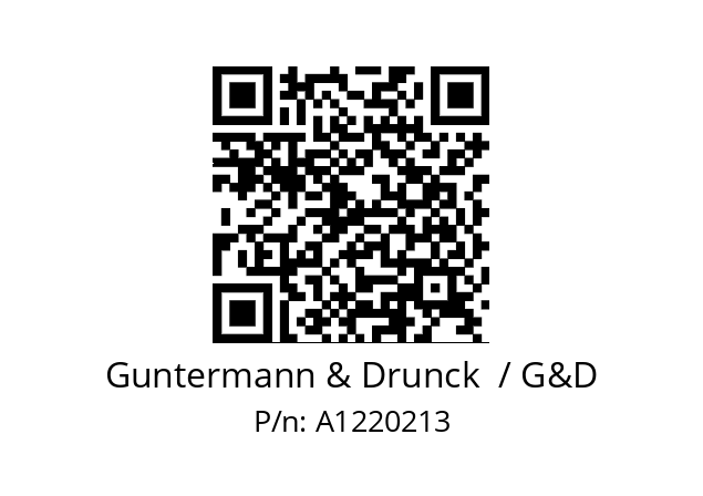   Guntermann & Drunck  / G&D A1220213