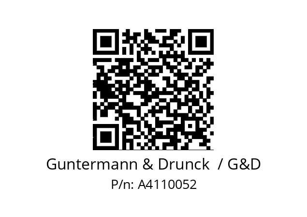   Guntermann & Drunck  / G&D A4110052